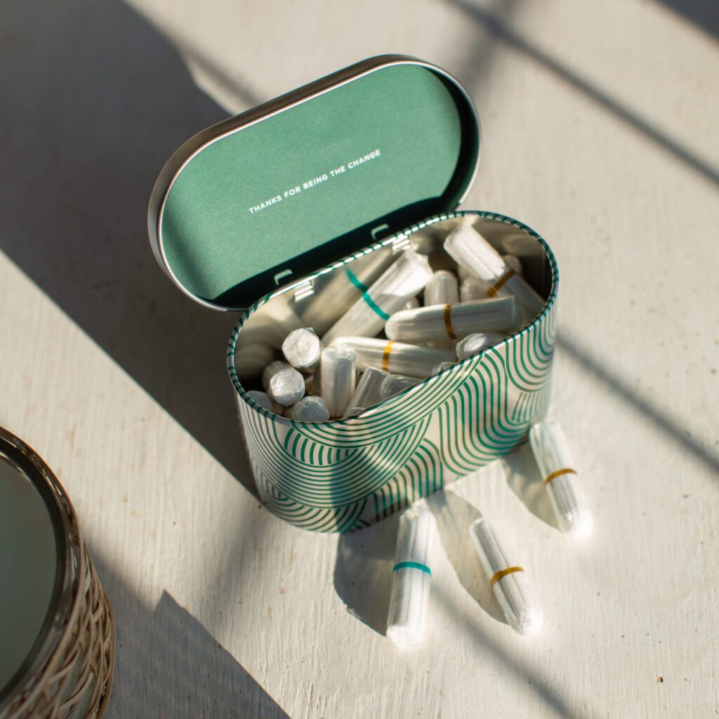 Dame Tampons In A Tin - 'Thanks For Being The Change'