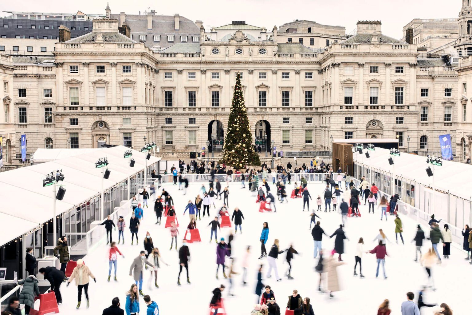 Skate at Somerset House - Best Ice Skating Rinks In London at Christmas