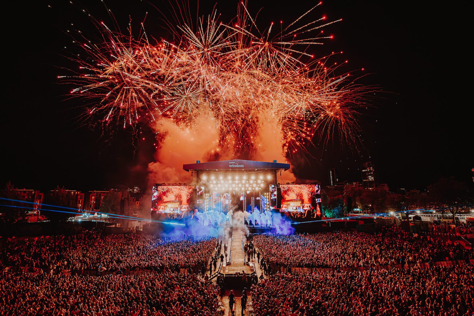 Wireless Festival Fireworks - Best Music Festivals London