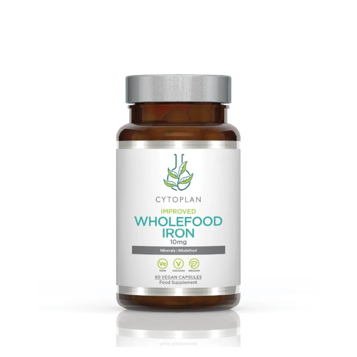 Cytoplan Improved Wholefood Iron Vegan Capsules
