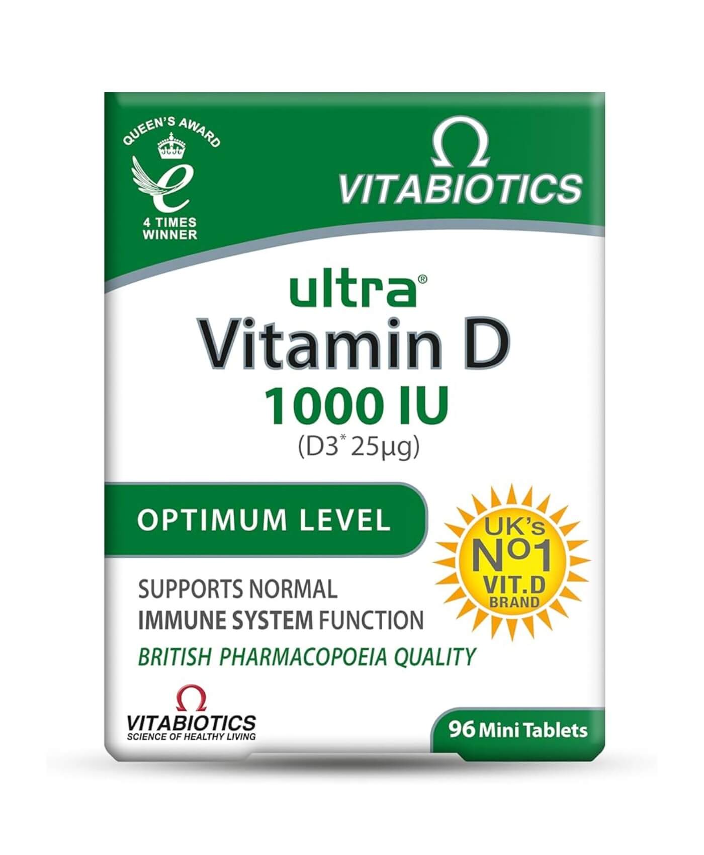 Vitabiotics Ultra Vitamin D 1000 IU Tablets